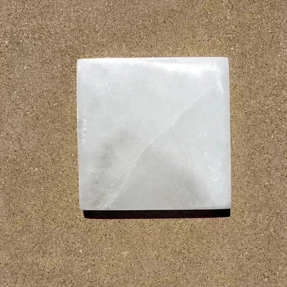 Selenite Square Charging Plate